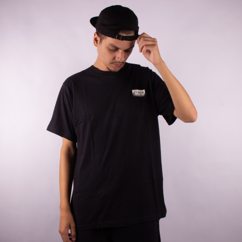 Camiseta Lakai Griffin Gass Crane Preto